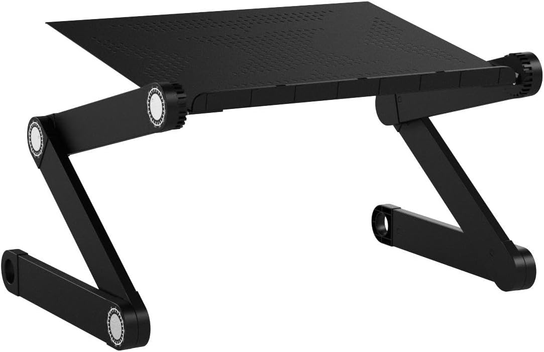 Wonder Worker Newton Folding Laptop Bed Table, Tablet and Laptop Stand, Reading Table for Bed, Chair and Sofa, Ergonomic Versatile Adjustable, Lightweight Aluminium