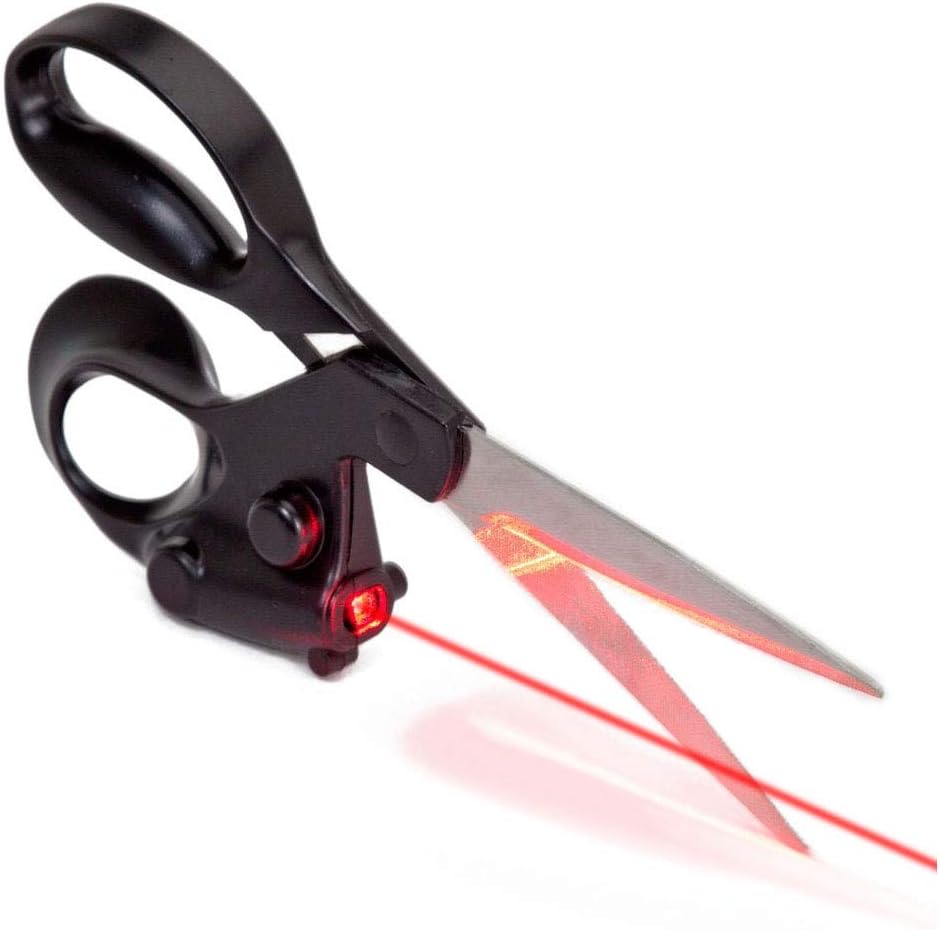 Professional Sewing Scissors with Laser Function Make Fabric Cutting More Accurate & Easier, 9 Inches