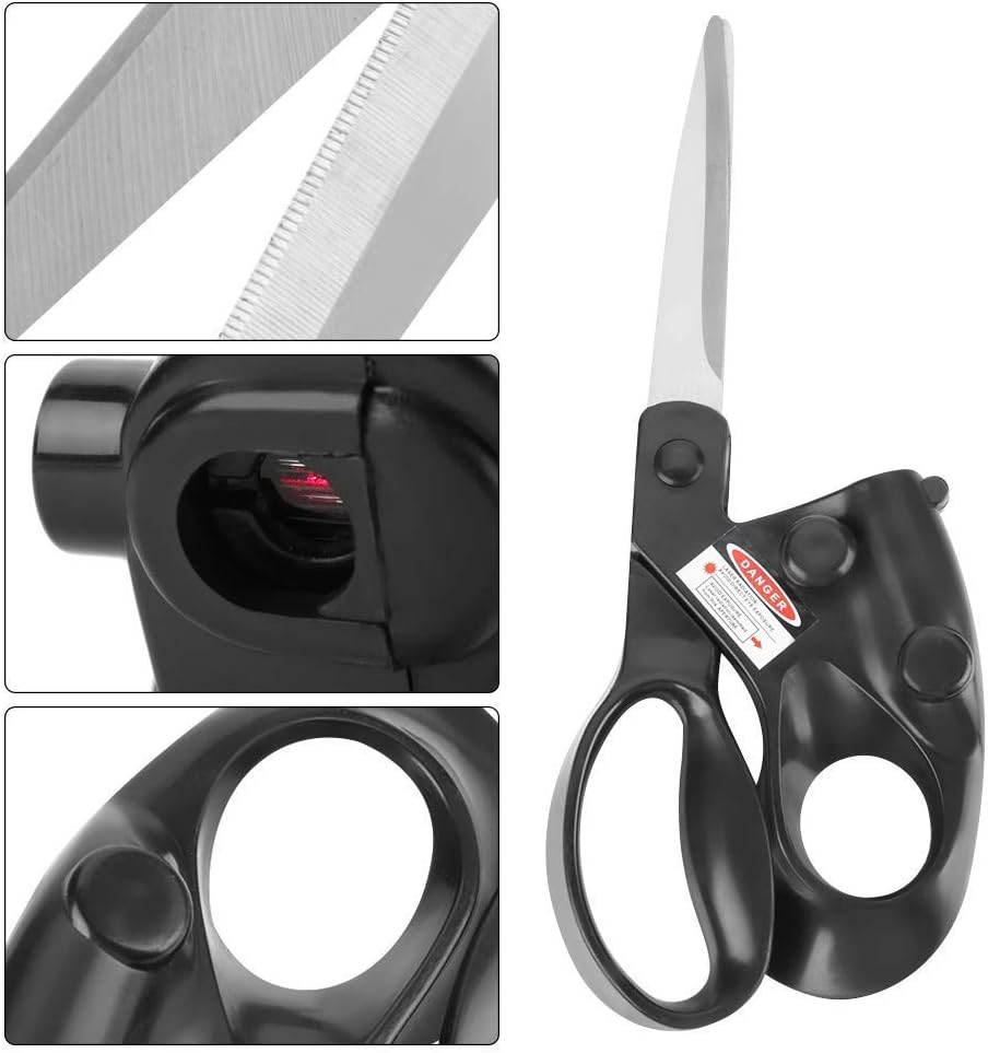 Professional Sewing Scissors with Laser Function Make Fabric Cutting More Accurate & Easier, 9 Inches