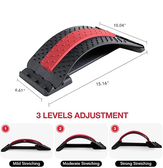 Adjustable Lumbar Relief Back Stretcher