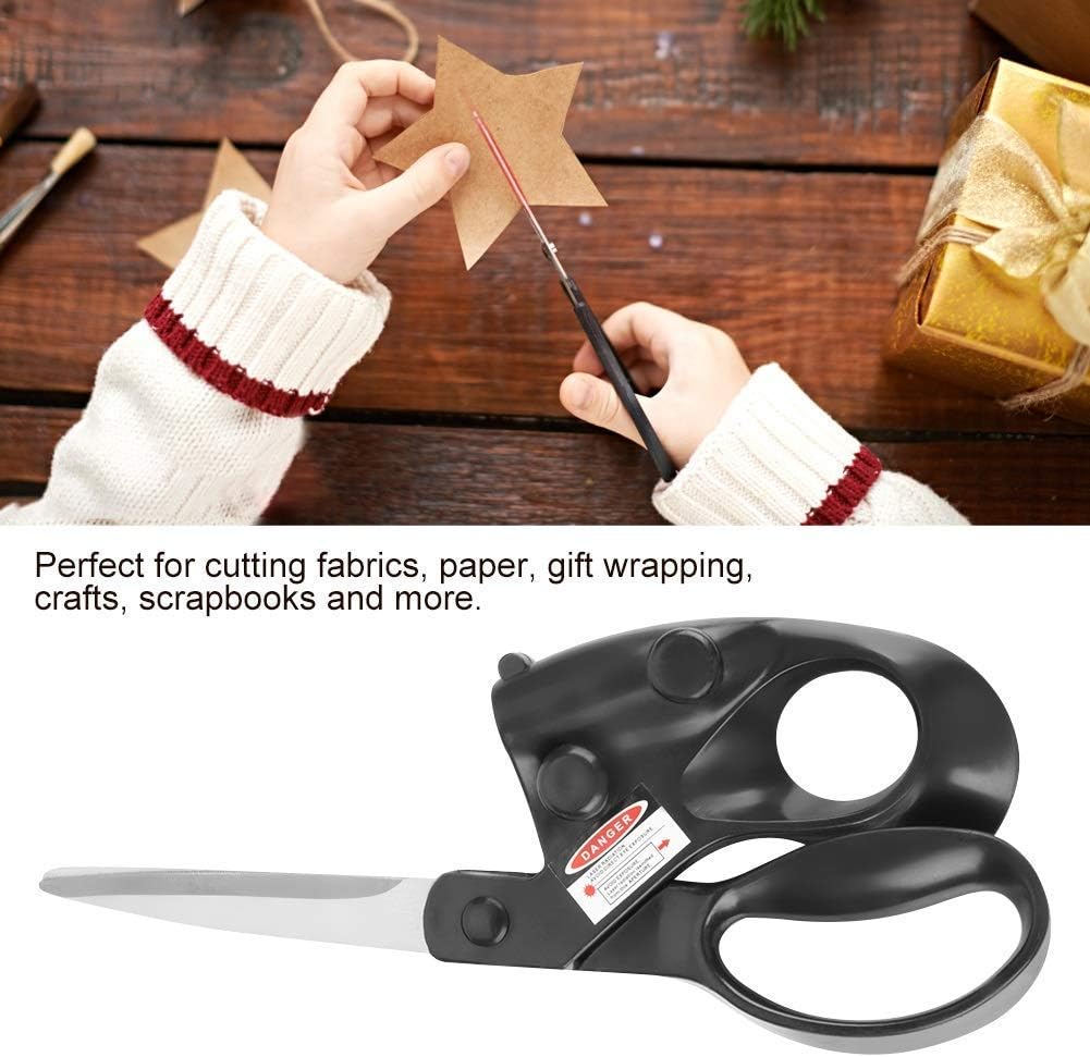 Professional Sewing Scissors with Laser Function Make Fabric Cutting More Accurate & Easier, 9 Inches