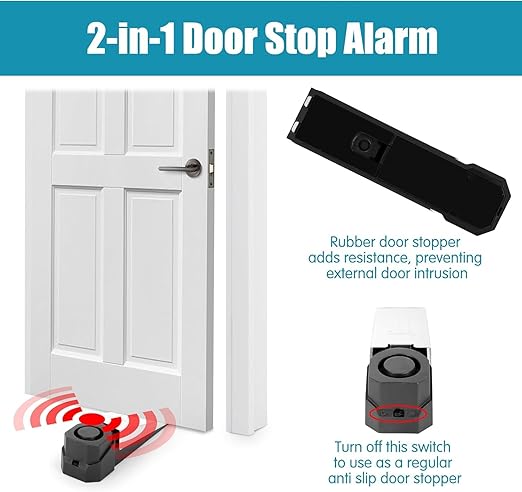 Door Stop Alarm with Alert